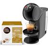 NESCAFÉ DOLCE GUSTO De'longhi Genio S, Macchina per Caffè Espresso e Altre bevande in capsula, Automatica, Antracite + Espresso Milano Caffé 96 capsule
