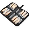 Artibetter Strumenti Per Intaglio Legno Utensili Per Scolpire Artigianato Raschietti Legno Semplici Strumenti Incisione Kit Intaglio Lavorazione Falegname Custodia Riporre Utensili Affilati