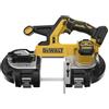 DEWALT Sega a nastro 20V MAX XR, motore brushless, portatile e senza fili, capacità di taglio da 3-3/8 pollici, solo utensile nudo (DCS378B)