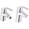 Grohe Eurosmart Miscelatore monocomando per bidet Taglia S + GROHE 32926002 Eurosmart New Es Miscelatore Monocomando per Lavabo a Risparmio Energetico