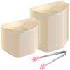 APOMOONS 100 Pezzi Forma a Barca Finger Food Monouso Barchette Finger Food Barche In Legno Usa e Getta Per Snacktray Biodegradabile Stoviglie Monouso Patatine Fritte 17×9 cm