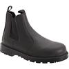 Grafters, stivaletti Chelsea Dealer, scarpe da lavoro color miele, M808N, nero (Black Leather), 49 EU