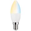 Paulmann 50126 Lampadina LED a candela Smart Home Zigbee Tunable White 5 Watt dimmerabile a risparmio energetico opaco 2700 K E14