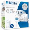 BRITA ON TAP Pro V-MF Sistema di filtrazione dell'acqua, incl. 2 cartucce filtranti (1.200L) - per acqua 99,99% priva di batteri e sostenibile con una tecnologia di filtrazione per un gusto eccellente