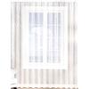 gardinenstube 4251618405480 - Fettuccia Decorativa Effetto Sable Store 1: 2, 5, 145 x 250 cm, Colore: Bianco