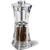 Cole & Mason Crystal Macina Pepe Macinatura Regolabile, Acrillico 12.5cm