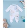 Prénatal Tutina neonato coniglia bianco orsetti
