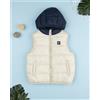 Prénatal Gilet bimbo bianco materiale riciclato