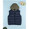 Prénatal Gilet bimbo blu/verde materiale riciclato