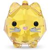 Swarovski Decorazione CHUBBY CATS GATTO GIALLO Swarovski