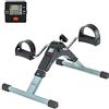 PINNERS Cyclette da Casa per Allenamento di Gambe e Braccia, Pedaliera Cyclette Fitness, Pedaliera Regolabile Digitale, Pedale con LCD Display