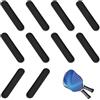 Yowfond 10 nastri autoadesivi da 3 g per racchette da tennis, golf, nero Pickleball Paddle, protezione dei bordi della pagaia e aumento del contrappeso