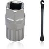 JRSHIRLEYLTD Strumento per estrattore corona dentata per bicicletta, strumento la rimozione di cassette, estrattore cassette, estrattore pignone bicicletta, strumento la rimozione cassette, 1 Leva Pneumatico