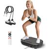 VAYOTOY Pedana Vibrante Dimagrante Elastici Fitness, Potente Pedana Vibrante per la Costruzione e la Modellazione Muscolare,120 Velocità, Altoparlante Bluetooth Vibration Plate Exercise Machine