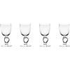 Serax - Bicchiere vino bianco OUT OF LINES - Trasparente - Vetro soffiato a bocca - Designer Uncharted