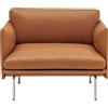 Muuto - Poltrona imbottita Outline - Marrone - Legno - Designer Anderssen & Voll