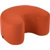 NOO.MA NOO. MA - Pouf Ü - Arancione - Agglomerato - Designer noo. ma team