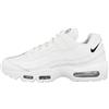 Nike W AIR MAX 95, Scarpe da corsa Donna, Bianco (White/Black-White), 36 EU