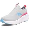 Skechers Go Run Elevate-Hot Streak, Tennis Donna, Grigio/Rosa, 38 EU
