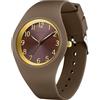 Forrader Orologio da donna impermeabile, orologio sportivo da donna, con quadrante grande e cinturino in silicone morbido, orologio semplice per adolescenti e infermiere (caffè)