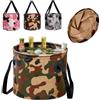Shyllin Secchio Acqua Pieghevole 20L,Ciotola Pieghevole da Esterno,Secchio da Pesca Pieghevole Portatile Multifunzion ale,PVC Ispessito,per Viaggi,Escursioni,Pesca,Nautica,Giardinaggio (Marrone)