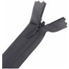 SHTGOI 2 cerniere invisibili in seta, 60 cm, divisibili, cerniere sottili con testa lampo, taglia 3, eleganti cerniere da cucire per vestiti, cuscini, borse, astuccio grigio