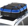 MCBD Box Tetto Auto, 15 Piedi Cubi/425 Litri Borsa da Tetto Auto Impermeabile e Flessibile per Tutti i Veicoli SUV con/senza Barre Portatutto