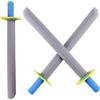 Yeory Spada di schiuma, 3pcs Spada di pirata in schiuma per bambini, set di spade di armi, finta spada da gioco, giocattolo per coltelli in schiuma, spade di plastica per bambini, spada giocattolo in schiu