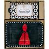 Blu Costiera Napoli Espresso Soap Scrub & Ceramic Dish Box Set