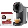 NESCAFÉ DOLCE GUSTO De'longhi Genio S, Macchina per Caffè Espresso e Altre bevande in capsula, Automatica, Antracite + Ginseng 96 capsule