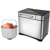 COOCHEER Macchina per il pane completamente automatico, 710 W, per pane, croccante, programmabile, per preparare il pane, con 19 programmi