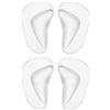 Salmue Solette plantari in silicone,2 paia di plantari plantari in silicone, plantari ortopedici per piedi piatti, plantari ortopedici per piedi, ortesi per piede piatto professionale/imbottiture metatarsali