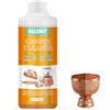 Allony Metal Polish, Pulisci Ottone, Detergente per Rame, Copper Brass & Bronze Polish, Rimozione delle Macchie, Migliora lucentezza, Utilizzato per Pulizia Manutenzione Vari Prodotti in Rame - 250ML