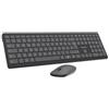 VULTECH Kit Tastiera e Mouse Wireless low profile a forbice e tasti funzionali Vultech KM-851W 2000DPI Regolabili 2,4GHz