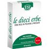 ESI Srl ESI Le Dieci Erbe Integratore Naturale per Stitichezza e Digestione, 40 Tavolette, Senna, Aloe, Rabarbaro, Senza Glutine