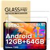 KUSINHOKA Vetro Temperato per Doogee Tab A9/Tab A9 Pro (10 Pollici), [2 Pezzi] Durezza 9H Pellicola Protettiva, [Anti-Graffio], [Senza Bolle], HD Trasparente Protezione Schermo Protector Film