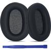 umvowuxa WH-XB900N/WH-CH720N/WH-CH710N Cuscinetti auricolari di ricambio compatibili con cuffie Sony WH-XB900N/WH-CH720N/WH-CH710N, Pad in Pelle Proteica Morbida e Memory Foam(nero)
