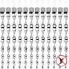 AISHOW 20 Pezzi Repellente per Uccelli Riflettente 360 Gradi Riflettente Spirale 30cm Uccello Rod per Balconi Giardini Alberi da Frutto