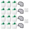 HIYOUNG 12 sacchetti Compatibili con aspirapolvere Vorwerk Folletto VK140 VK150 FP140 FP150 con 4 filtri, set di accessori per aspirapolvere Vorwerk Folletto