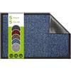 SQUATCH® | Tappeto d'ingresso interno | Zerbino resistente e antiscivolo | assorbe l'acqua e raccoglie lo sporco | facile da pulire | Collezione SPECTRUM (Blu, 80x120cm)