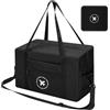 AiQInu Bagaglio a Mano Pieghevole 40X25X20cm, Borsone da Viaggio per Easyjet, Impermeabile Borsone da Viaggio Borsa Sportiva (Nero)