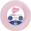 25 Piatti Frutta E Dessert Riutilizzabili Linea Party Rosa