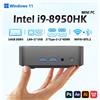 BIOSSANCE 2025 Mini PC Windows 11 Intel Core i9 8950HK 16GB DDR4 1TB SSD PC portatile Gamer Computer WIFI 6 BT5.2 4K Mini Gaming Pc Desktop - 16GB RAM 128GB SSD