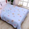 FANSU Copriletto Trapuntato Matrimoniale Singolo Elegante Reversibile Coperta Trapunta Primaverile Estivo Antipolveri Copri Letto per Camera da Letto (Blu,140x200cm)