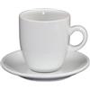 Holst Porzellan 'Holst Pa 153 FA3 Palermo in Porcellana caffè Tazza 0,25 l Palermo su piattini Uta, Porcellana, Bianco, 14 x 14 x 10 cm