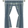 Achim Home Furnishings Fairfield Window in a Bag, Ice Blue, 55-inch by 63-inch