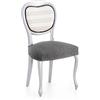 ECOMMERC3 Tessuto Jacquard bielastico-Fodere per Sedia Grigio Scuro Super Elastiche, Traspiranti e Regolabili, Poliestere, Cotone, elastomero, Pack 2 Silla