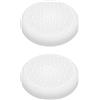 Generico 2 pezzi tappi di presa del pollice per Switch 2 Controller per Joy-Con, tappi Joystick in silicone confortevole Pulsante di presa del controller bastone Copertura (Bianco)