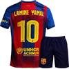 IHIMI Yamal #10 - Maglia da calcio per bambini 2026, con pantaloncini, Barcelona Home, set da calcio per bambini (4-13 anni), Blu, 164