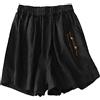 Generico Pantaloncini Corti Donna Lino Comodi Estivi Bermuda Corti Vita Alta Curvy Pantaloncino Elasticizzati Con Tasche Leggeri Eleganti Shorts Morbidi Taglie Forti Larghi Pantaloni Corti Sportivi Palestra